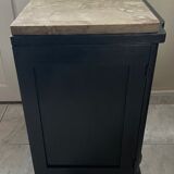 Black Art Deco bedside table