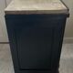 Black Art Deco bedside table
