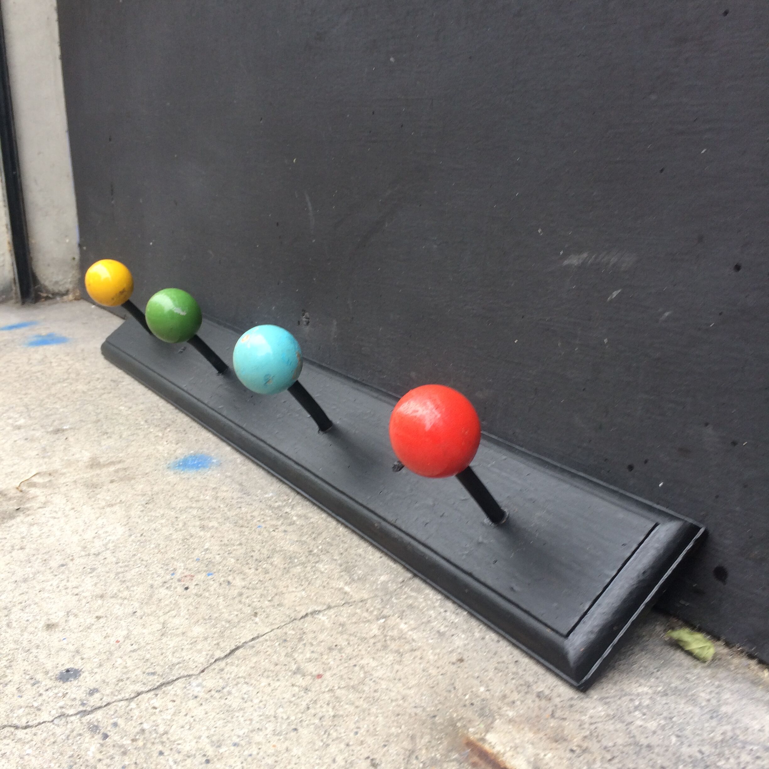 Color balls coatrack