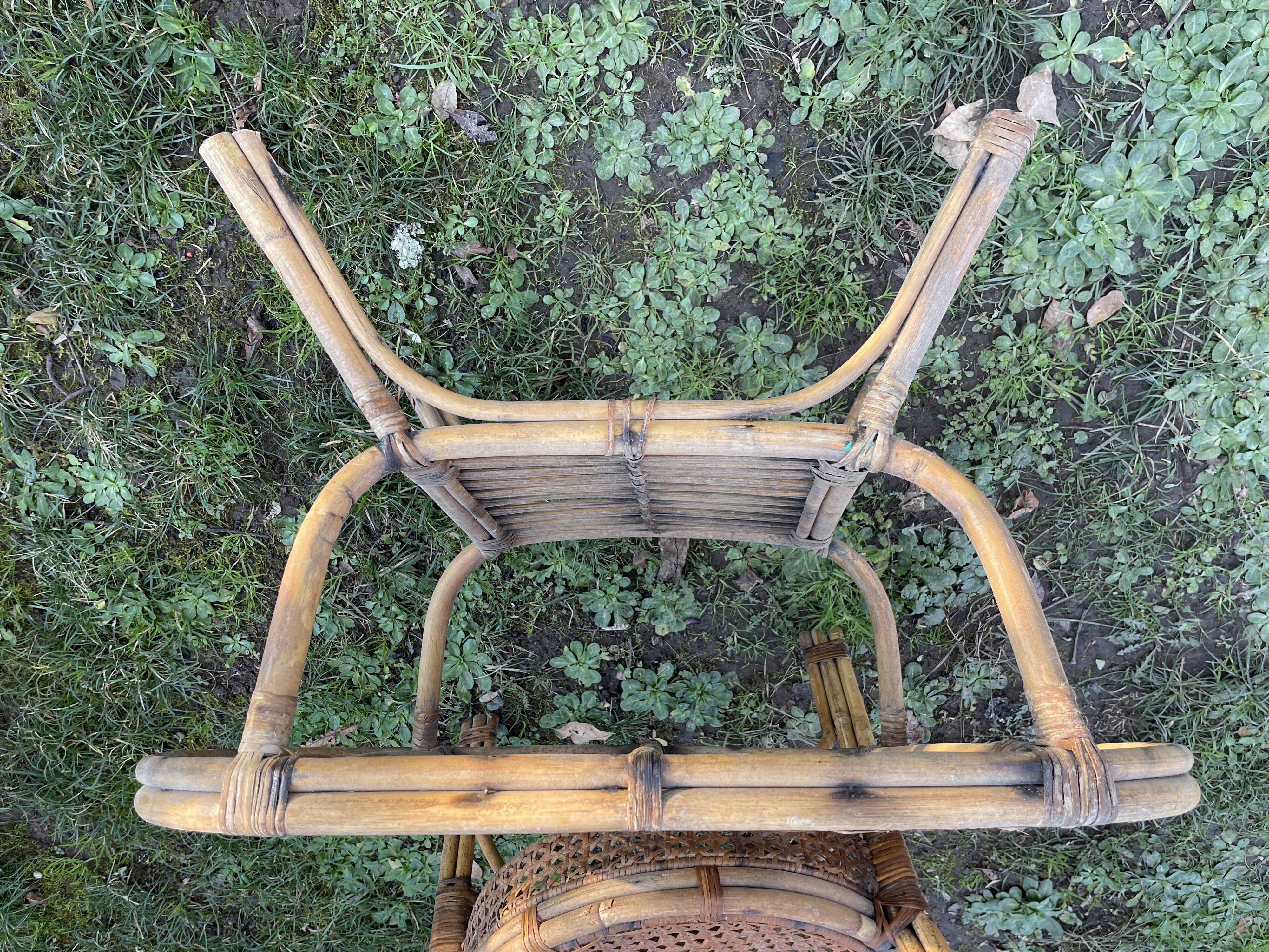 Rattan garden furniture