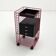 Commode à tiroirs en métal postmoderne, 1980