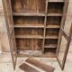 Old Burmese teak display case