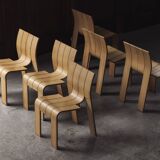 Set of 6 dining chairs by Gijs Bakker