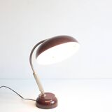 Metal Desk Lamp With Ring Light by Hala, the Netherlands 1950S