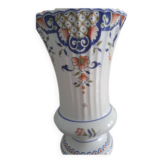 Earthenware vase from Rouen