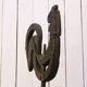Wrought iron lamp, weather vane, Marolles workshop, Jean Touret