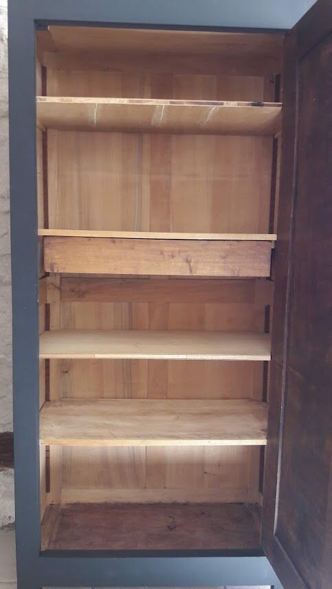 Matte black Paris wardrobe