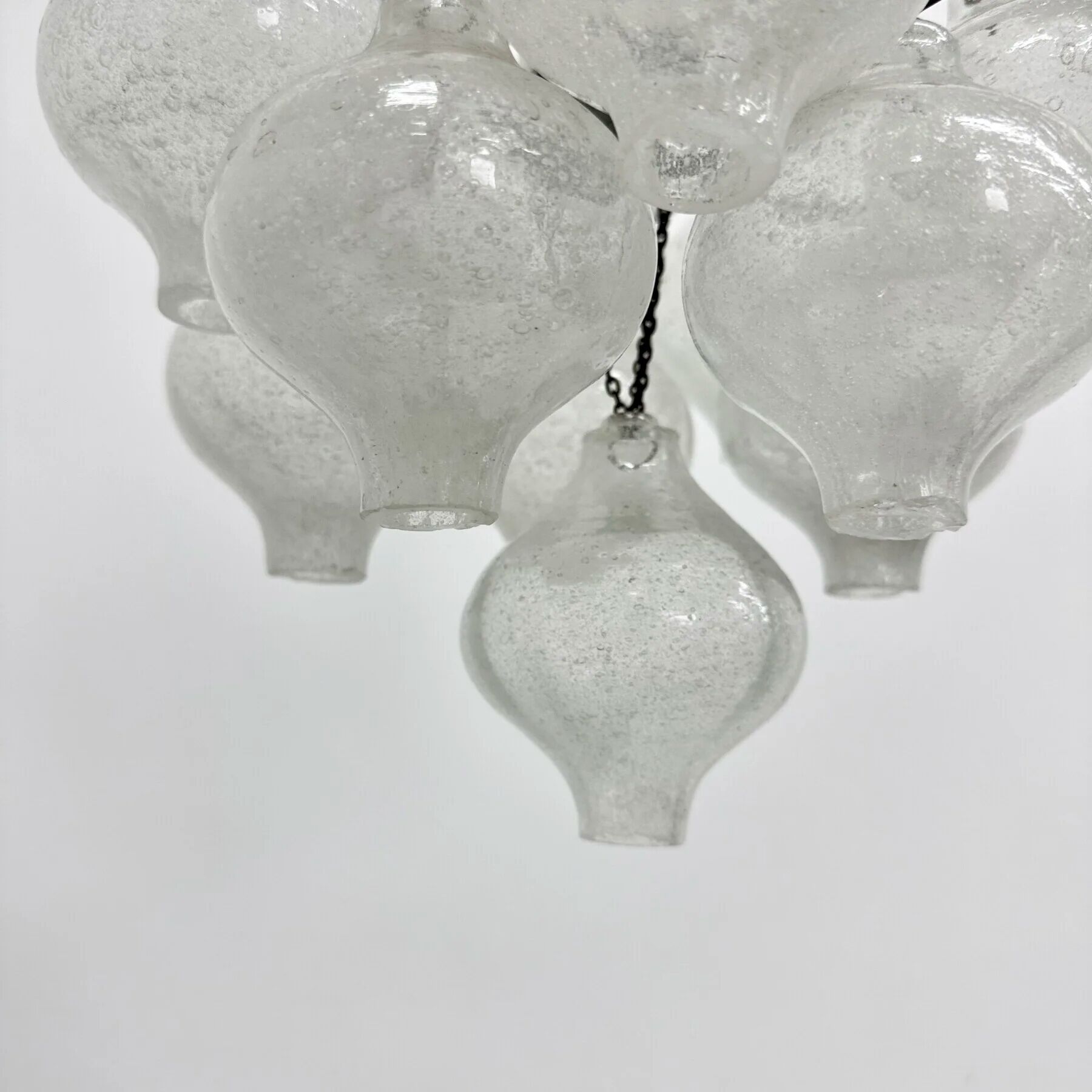 Mid-century Tulipan glass flushmount by Kalmar, Austria, 1960s