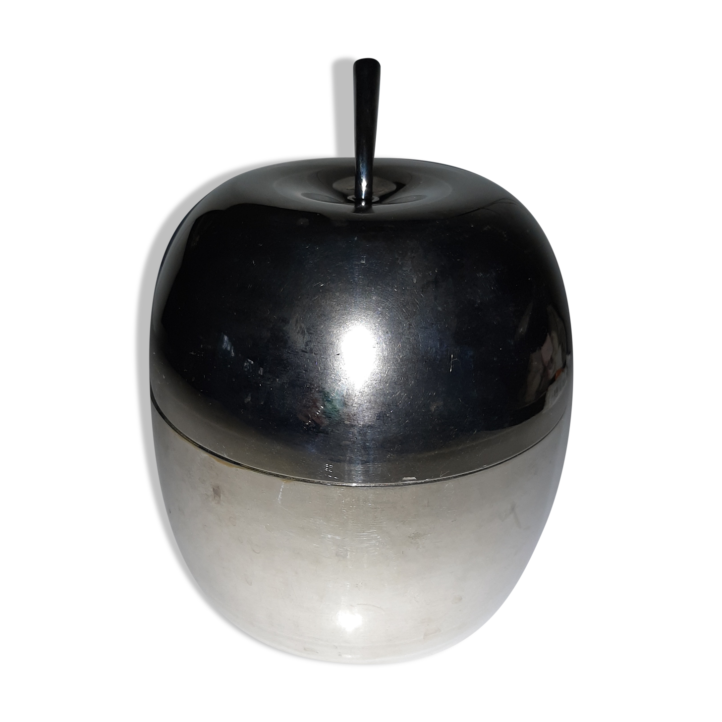 Vintage Apple Chrome Ice Bucket 70"