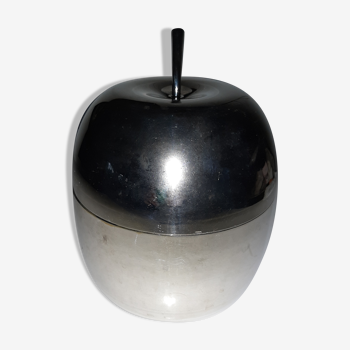 Chrome ice bucket Vintage apple 70"