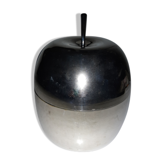 Chrome ice bucket Vintage apple 70"