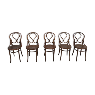 5 chairs Bistro Thonet