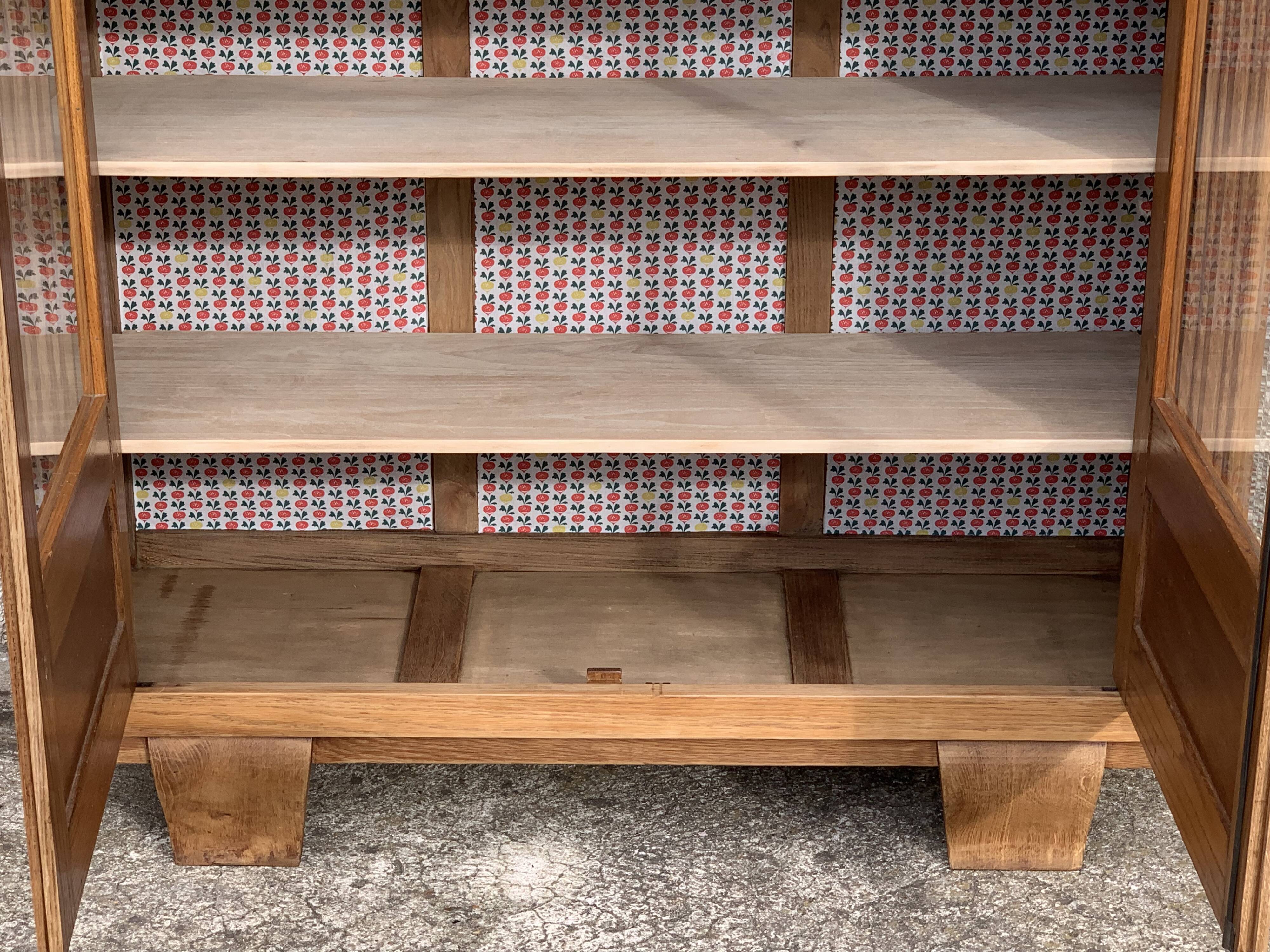 Parisian glazed wardrobe 1930 raw wood