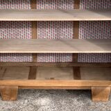 Parisian glazed wardrobe 1930 raw wood