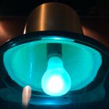 Brass and glass pendant light by Hans Agne Jakobsson 1970