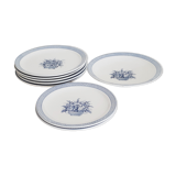 Sarreguemines earthenware plates, Old Delft model