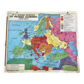 school map Librairie Armand Colin Reinhart and Wagret La France from 1939 to 1945 / 2nd GM 1970