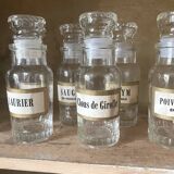 Glass spice jars