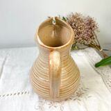 Vintage glazed stoneware pitcher