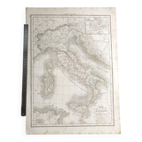 1837 - Map of ancient Italy from Illyria and Sicily
