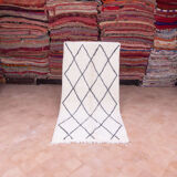 Tapis béni ouarain classique 118x238cm