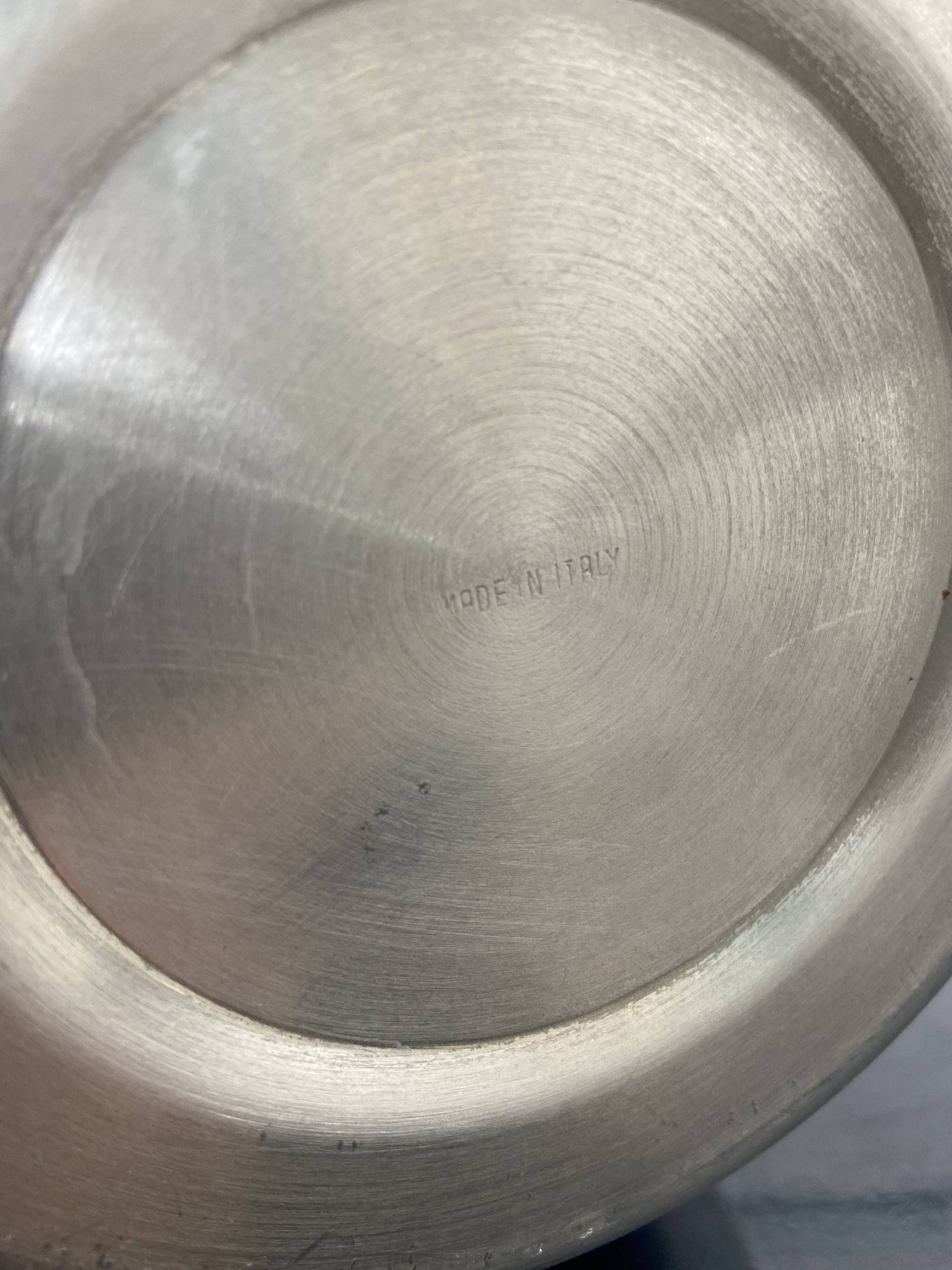 Vintage aluminum ice bucket