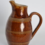 Carafe en grès vernissé