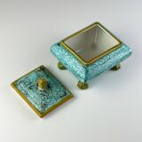 Vintage ceramic jewellery box by Maioliche d'Arte Cordivani for Ascoli Piceno, Italy, 1970s.