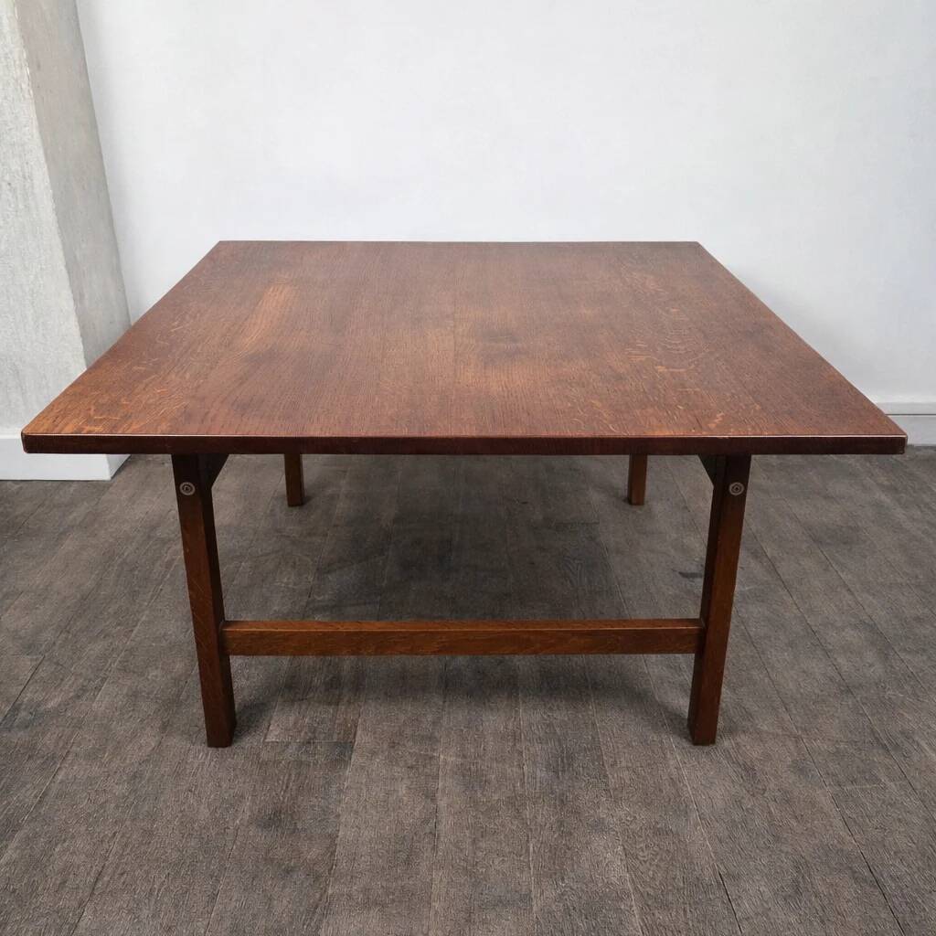 Table basse "AT22" en chêne par Hans Wegner, 1960