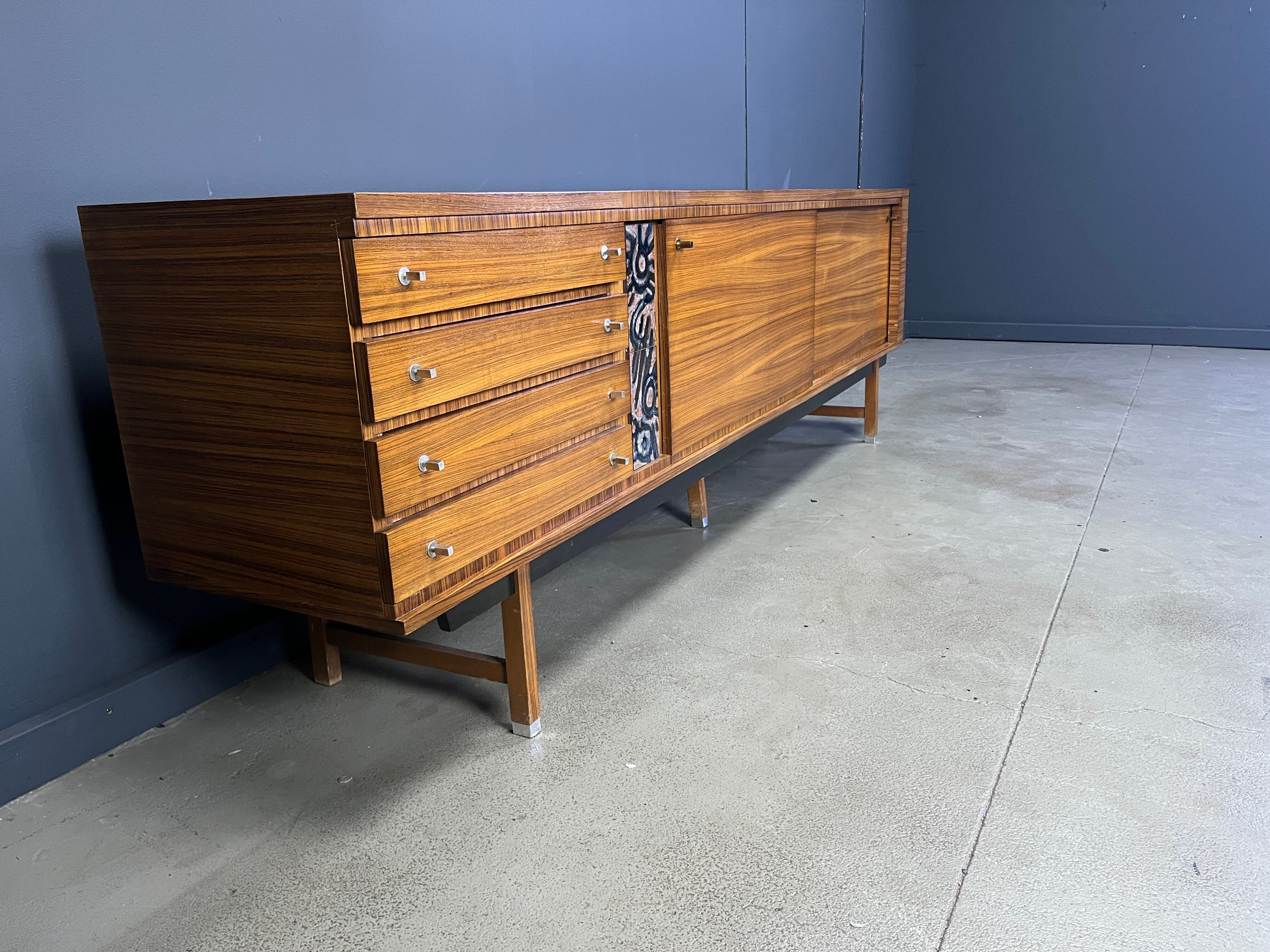 Vintage sideboard by Pieter De Bruyne for AL Meubel, 1960s