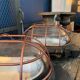 Pair of industrial cast iron sconces