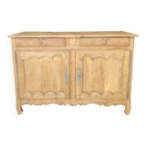 Large Louis XV style solid wood buffet, restored