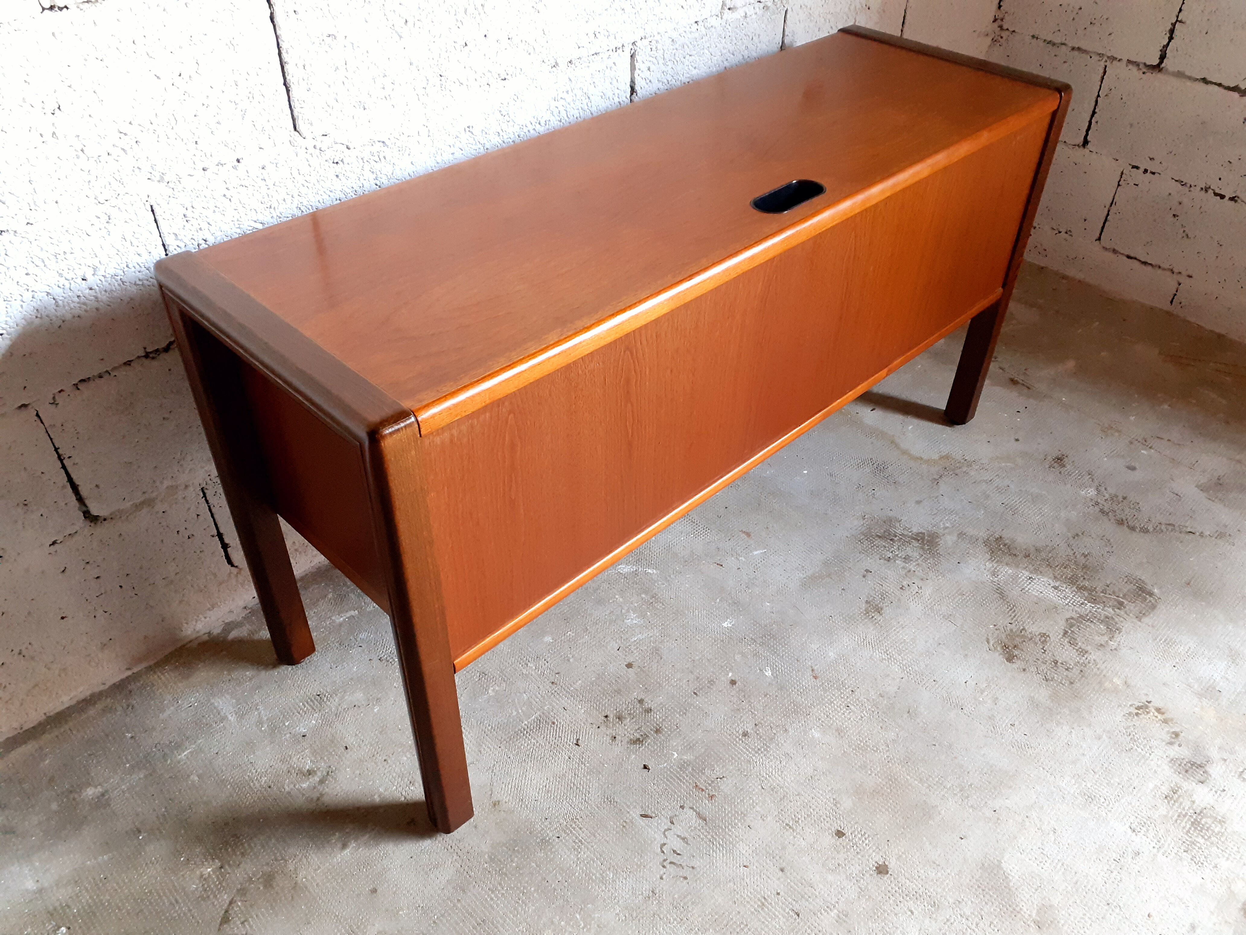 Vintage wooden storage row for office