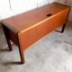 Vintage wooden storage row for office