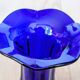 Large Cobalt Blue Art Glass Vase - Murano Work - Italy 1960