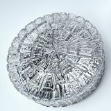 Vintage Brutalist Glass Sconce