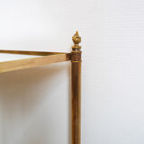 Table d’appoint en bronze et laiton