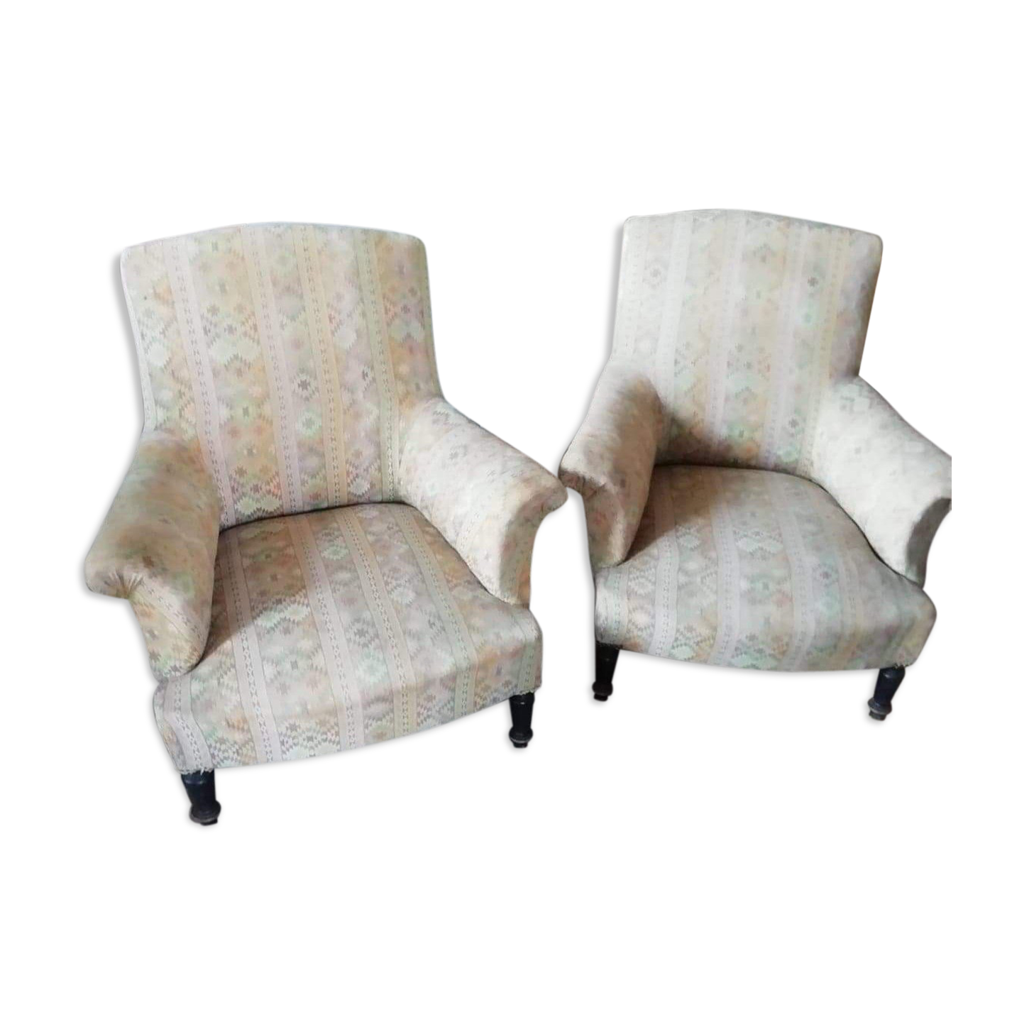 Pair of Napoleon lll armchairs