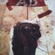 Julian Schnabel feria Nimes 1989 poster under glass