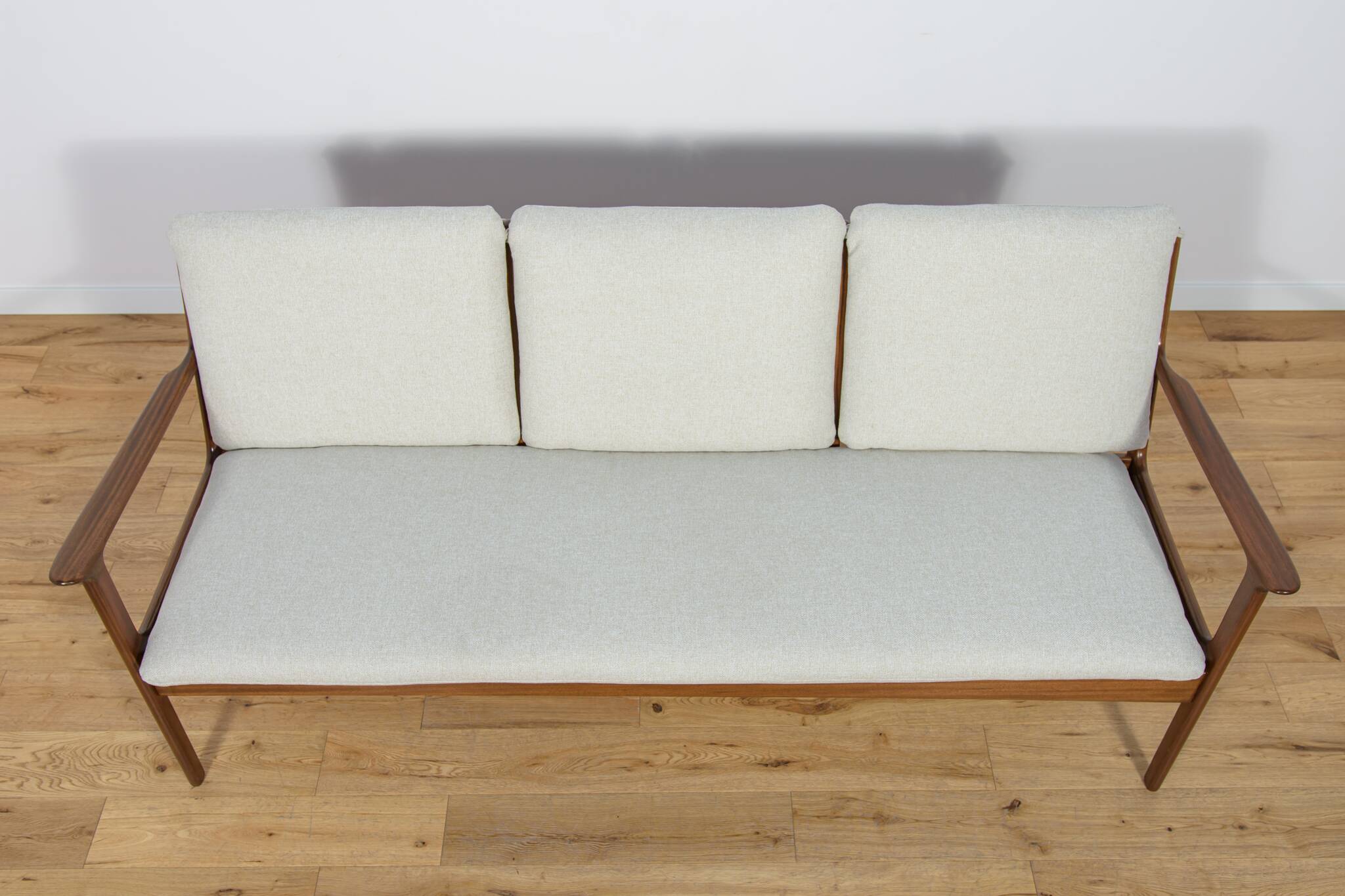 Mid Century Three-seater Sofa Model PJ112  by Ole Wanscher for Poul Jeppesens, Denmark, 1960s