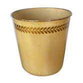Lacquered sheet metal paper basket