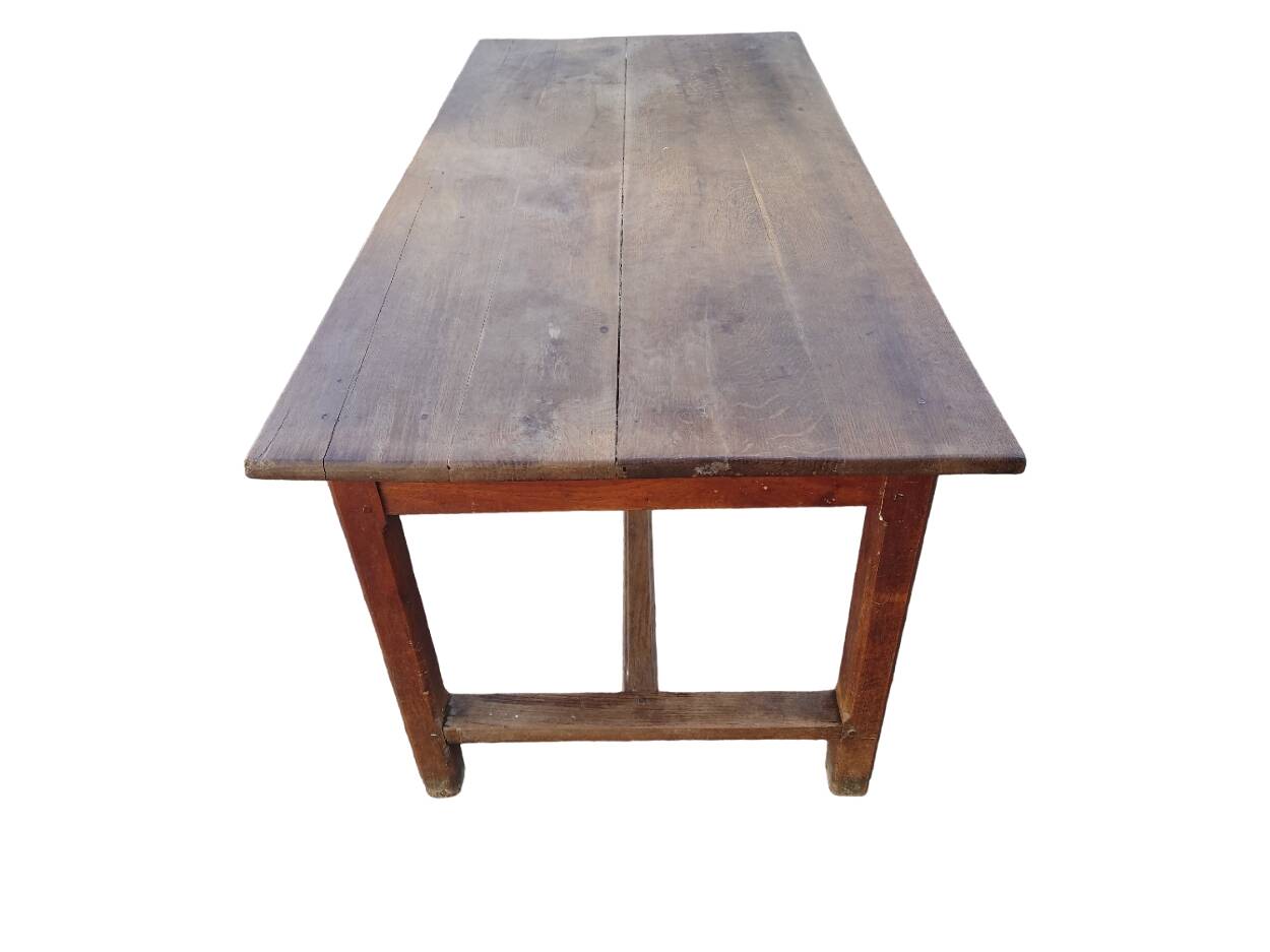 19th century oak farm table