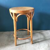 Stool with caning