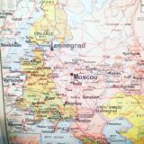 Former school map Vidal Lablache 34 USSR