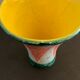 Ceramic cornet vase by Jacques Sagan, Vallauris, 1960