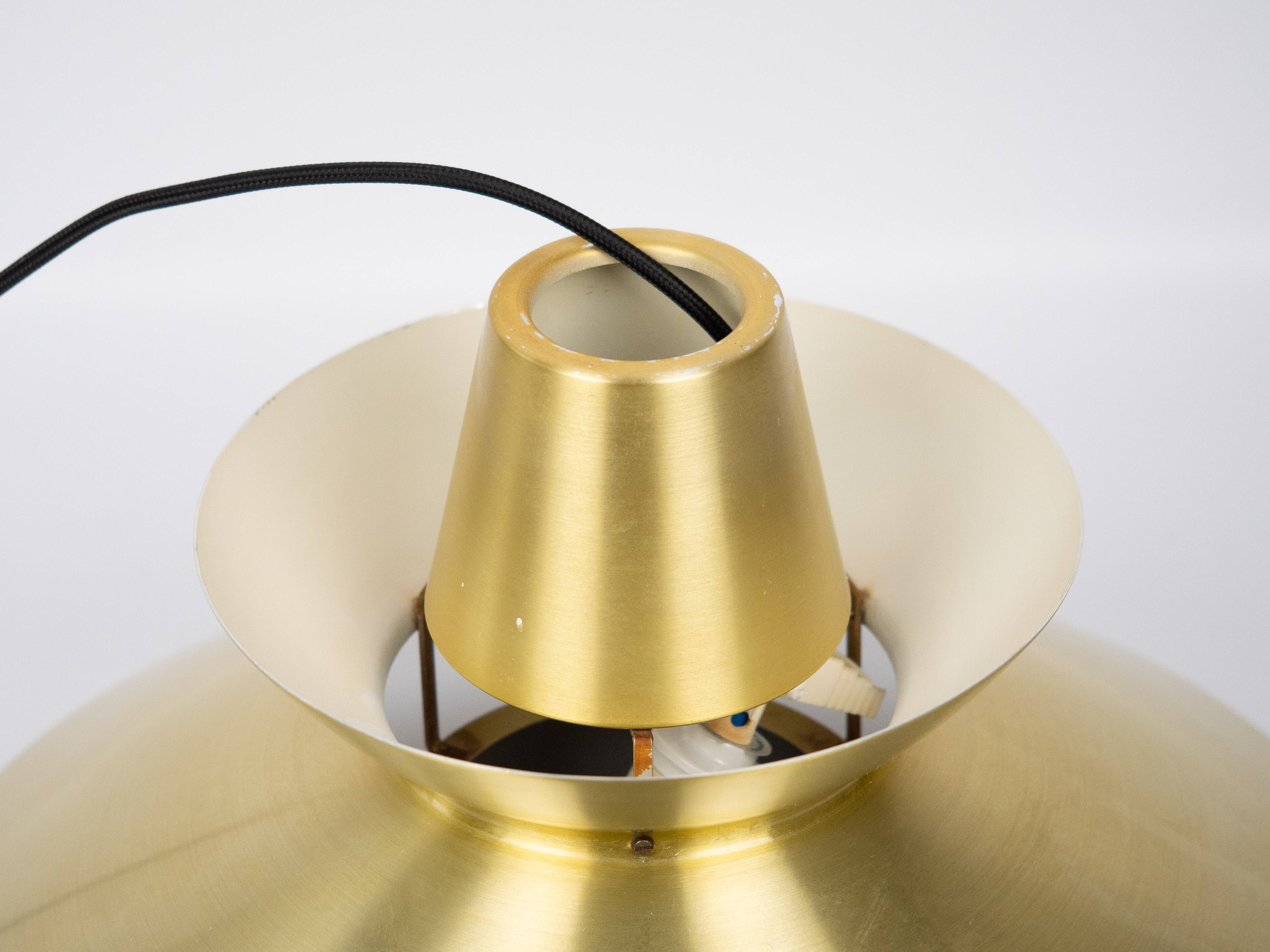 Danish vintage pendant lamp Navy by Jorn Utzon, Nordisk Solar, 1947
