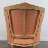 Paire de fauteuils bergère de style Louis XV