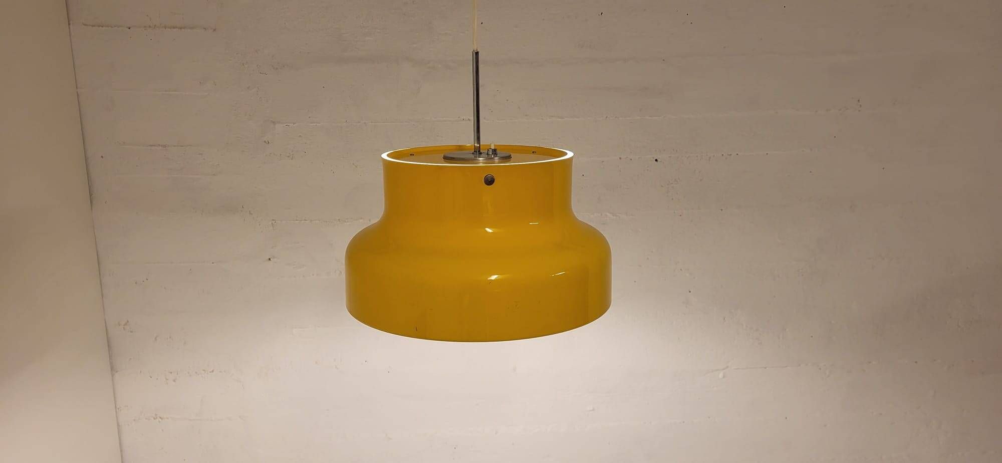 Yellow ceiling lamp 1970s – Bumling Anders Pehrson Ateljé Lyktan | Vintage design lamps