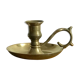 Brass hand-held candlestick