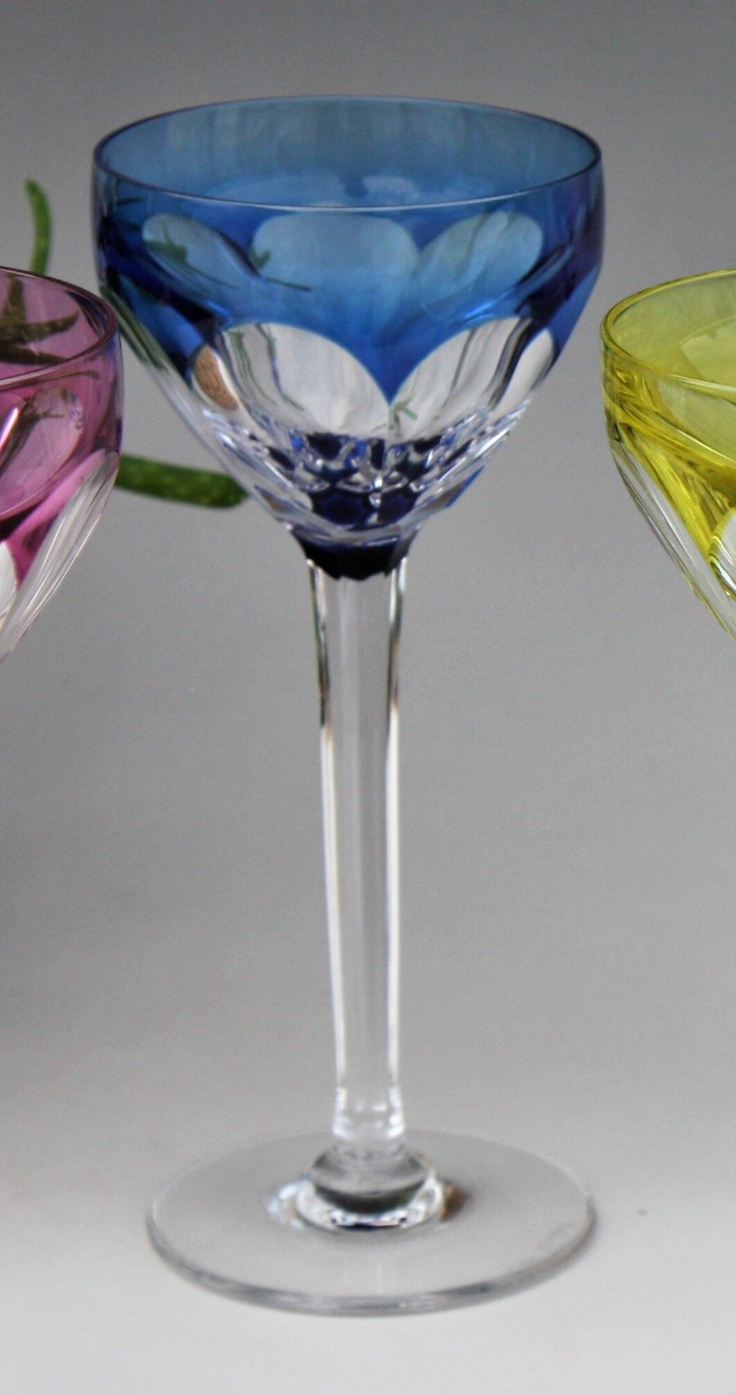 Set de 5 verres Roemer Val St Lambert